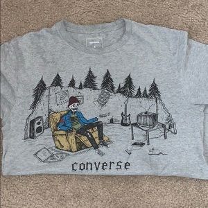 Converse Grey Skeleton Shirt